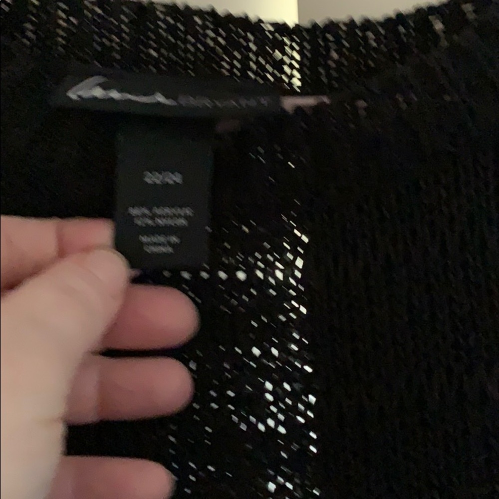Black Open stitch sweater - Picture 2 of 2